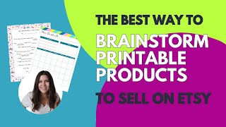 Brainstorm Printable Ideas to Sell on Etsy Using ChatGPT and EtsyHunt