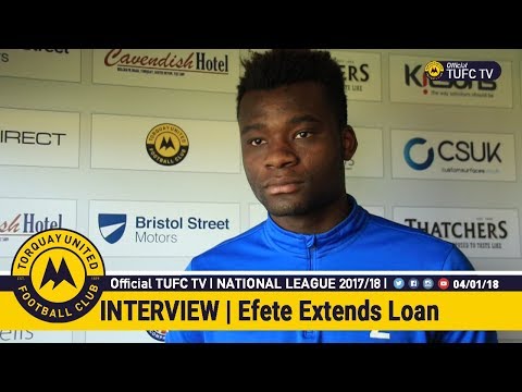 Official TUFC TV | Michee Efete on extending his loan at TUFC 04/01/18