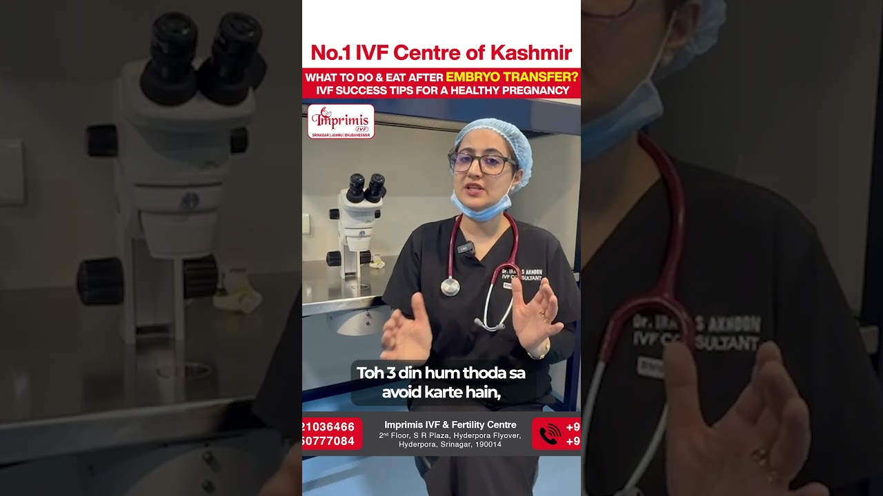 Do and Don't after Embryo Transfer | IVF Diet Chart | Imprimis IVF | Best IVF Centre in Kashmir