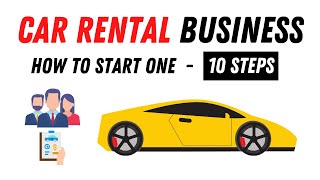 How To Start a CAR RENTAL BUSINESS in 10 Steps (Animated)