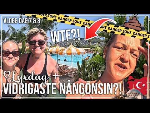 DET ÄCKLIGASTE JAG VARIT MED OM?! | SJUK LYXDAG | + ÄR DETTA FARLIGT? | VLOGG 4 TURKIET ALANYA