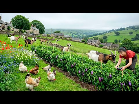Harvesting Fruits & Vegetables and Raising Highland Goats | Daily Countryside Life