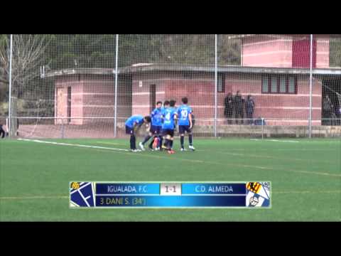 2014 15 J21   Gols   Igualada 1 1 Almeda prproj
