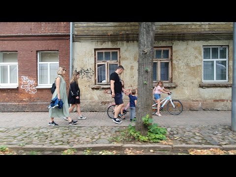 Liepaja (Latvia) Tram Round Trip in August 2022 Relaxation Meditation Real Life Latvija