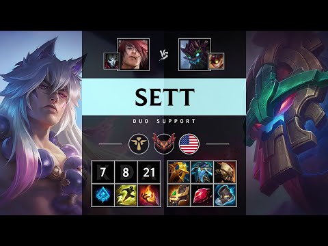 Sett Support vs Maokai - NA Grandmaster Patch 25.12