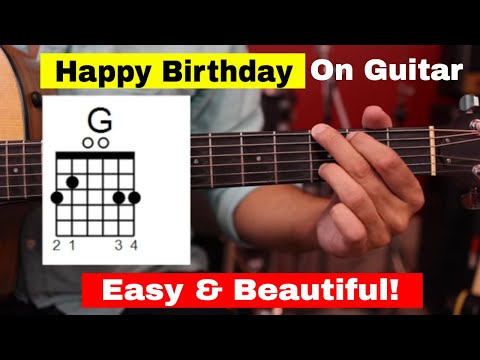 How To Play Happy Birthday | Easy Guitar Chords & Melody (Beginner Lesson)