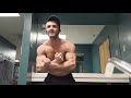 Holiday Gains post chest workout 💪 - bodybuilding men's physique and classic poses
