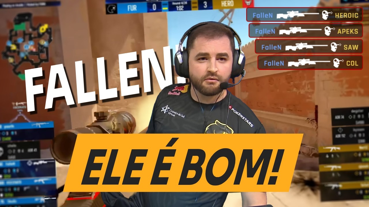 9 JOGADAS que PROVAM que o FALLEN JOGA MUITO no CS2!