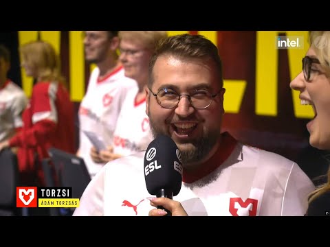Torzsi laughing after defeating Vitality