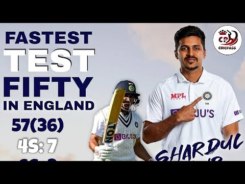 Shardul Thakur 🔥 Heroic 57 Runs in Oval ||Eng v IND||
