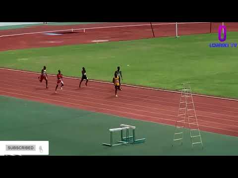 Sheriff Abdul Razak runs 22.79sec in U18 Boys 200m. Heat 1. CAA Region 2 Championship. CapeCoast2022