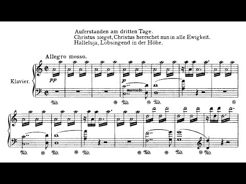 August Stradal - Fantasy on Liszt's 'Christus': III. Auferstanden am dritten Tage