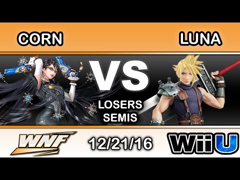 WNF 4.8 - SCB | Corn (Bayonetta) Vs. Luna (Cloud) Losers Semis - Smash Wii U