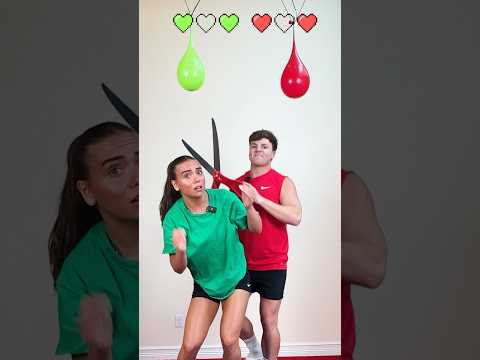 Gymnastics Challenge! Loser Gets Wet💦🎈