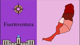 Municipios de Fuerteventura y su población 🏝🇮🇨