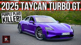 The 2025 Porsche Taycan Turbo GT Is The Ultimate Tesla Plaid Crushing Track Weapon
