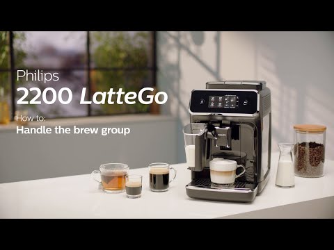 Philips Series 2200 LatteGo EP2231/40 Automatic Coffee Machine - How to Handle the Brew group