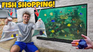 Buying EXPENSIVE FISH for My NEW REEF POND!!