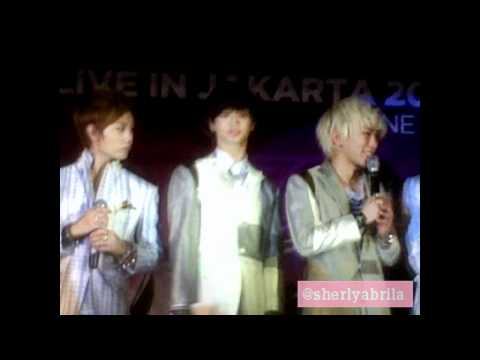 [120621] Fancam Sungjae told the fans to be quiet