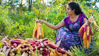 Multi coloured traditional corn 🌽 harvest made my day more unexceptional|Poorna-The nature girl