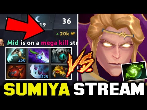SUMIYA Invoker 20,000 Comeback vs Full Slotted Naga Siren | Sumiya Stream Moment #2937