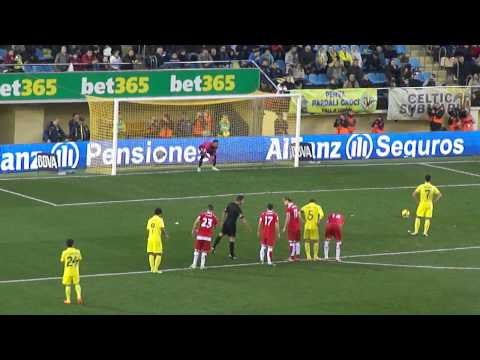 Gol de Perbet de Penalti Villarreal 1-2 Sevilla