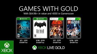 Games With Gold di gennaio