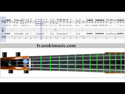 Cours de Violoncelle Ariana Grande problem Partitions Mélodie Сhansons Tuto Comment Jouer Tab Tablat
