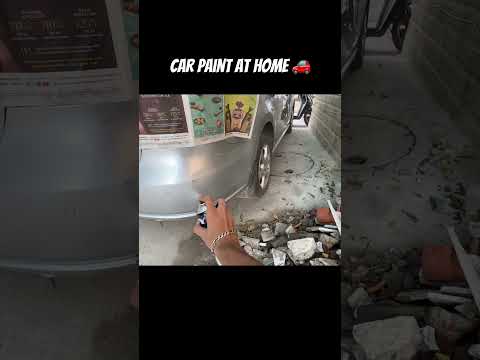 Silver spray paint for car | Car paint scratch repair | Car paint scratch Remover #carpainting