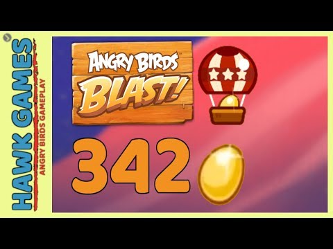 Angry Birds Blast Level 342 - 3 Stars Walkthrough, No Boosters