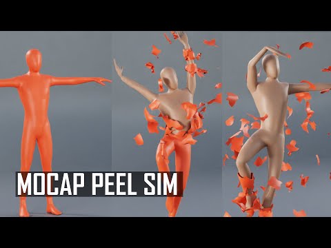 EASY MoCap Peel Simulation | Blender Tutorial