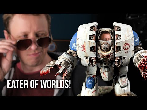 How I painted my World Eaters Dreadnought for the Horus Heresy