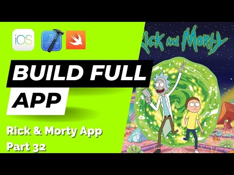 Build FULL iOS App in Swift: Part 32 (Rick & Morty | 2023) – Tap Setting Options