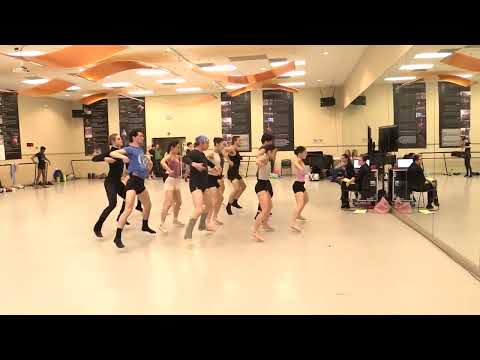World Premiere rehearsal with Tulsa Ballet