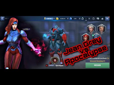 Marvel Future Fight: Jean Grey vs Apocalypse (World Boss Ultimate)