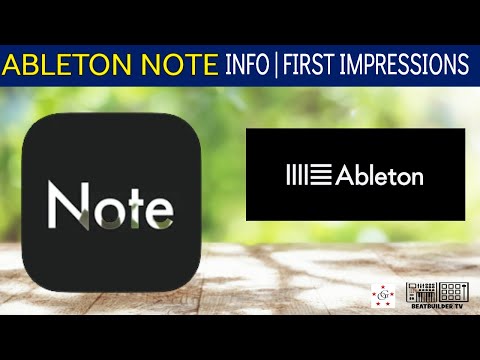 Checking out Ableton Note for the first time