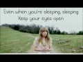 Taylor Swift - Eyes Open Lyrics Video (The Hunger ...