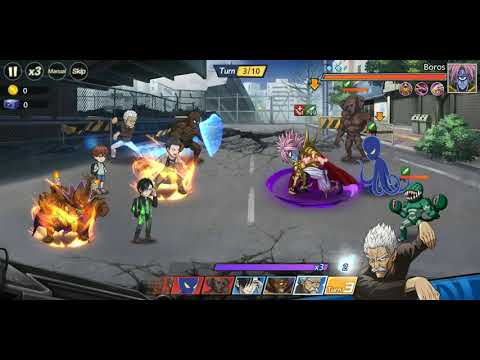 One Punch Man the Strongest : Club Boss Boros heroes lineup suggestion.