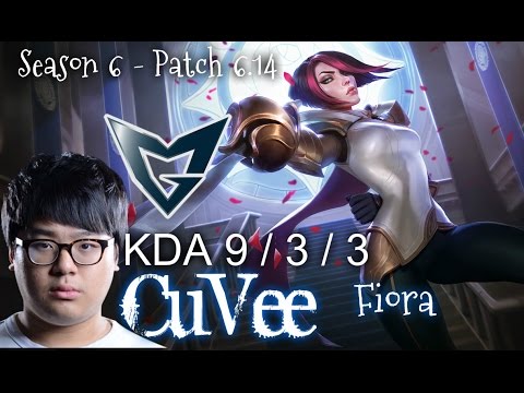 SSG CuVee FIORA vs SHEN Top - Patch 6.14 KR Ranked | League of Legends
