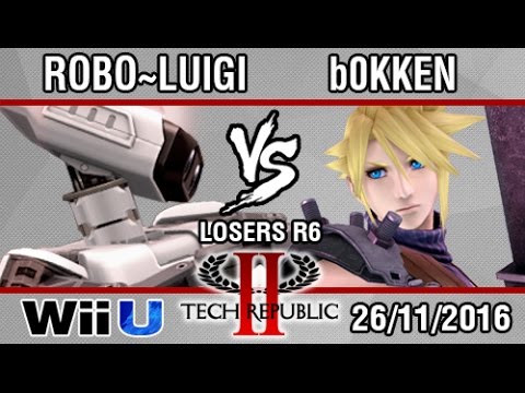 [Tech Republic 2] Robo~Luigi (R.O.B) vs b0kken (Cloud) SSB4 Losers R6