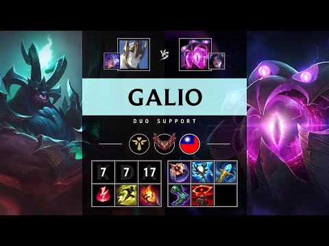 Galio Support vs Vel'Koz - TW Grandmaster Patch 25.18