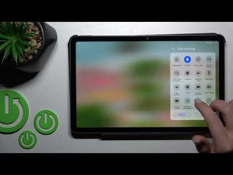 How to Adjust Notification Panel Shortcuts on HUAWEI MATEPAD 10.4 2022 - Customize Notification Bar