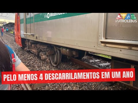 RELEMBRE OS DESCARRILAMENTO COM TRENS DA VIAMOBILIDADE