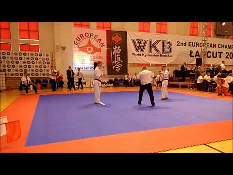 Igor Shandra - Łukasz Helt. 2nd European Karate Championship. Fight for 3rd place . -65kg.