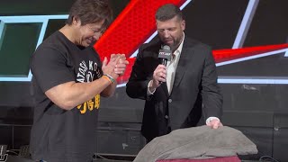 Kojima ATTACKED during unveiling of new MLW Title Belt!
