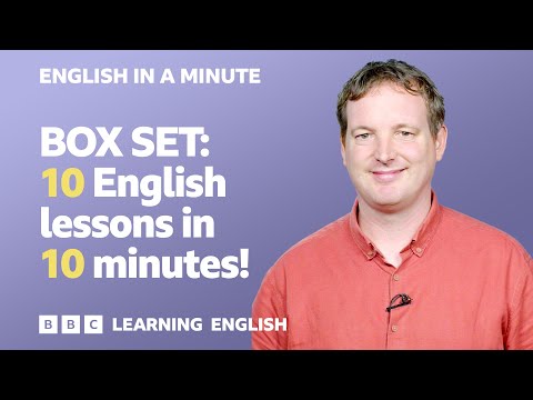 BOX SET: English In A Minute 27 – TEN English lessons in 10 minutes!