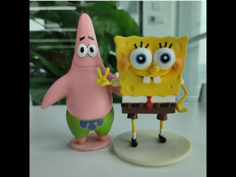 Comment colorier un Bob l'éponge imprimé en 3D