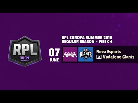 Vodafone Giants vs Nova esports EU | Grupo 2 | RPL EUROPA Summer 2018 | Clash Royale