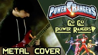 POWER RANGERS THEME - Guitar Remix - Go Go Power Rangers! | AHmusic