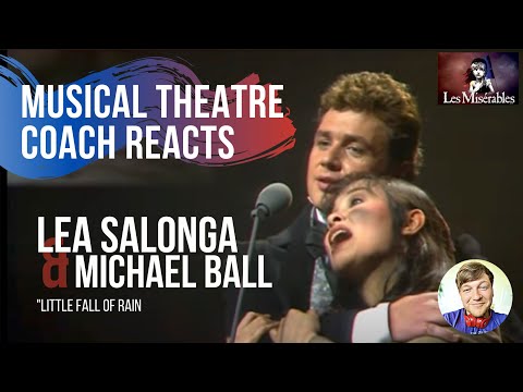 Musical Theatre Coach Reacts (LEA SALONGA & MICHAEL BALL) A Little Fall of Rain, Les Miserable
